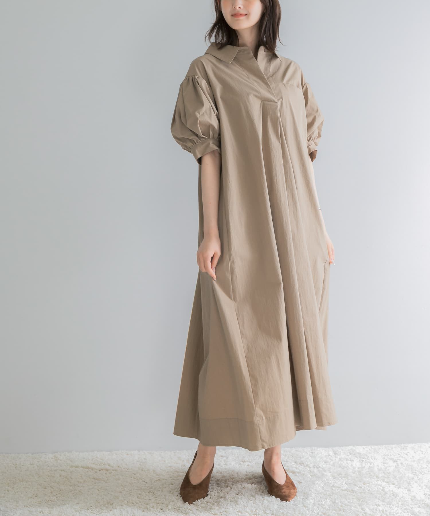 URBAN RESEARCH ROSSO「『別注』ELENDEEK&times;ROSSO　FORM SHIRT ONEPIECE」|ワンピース|