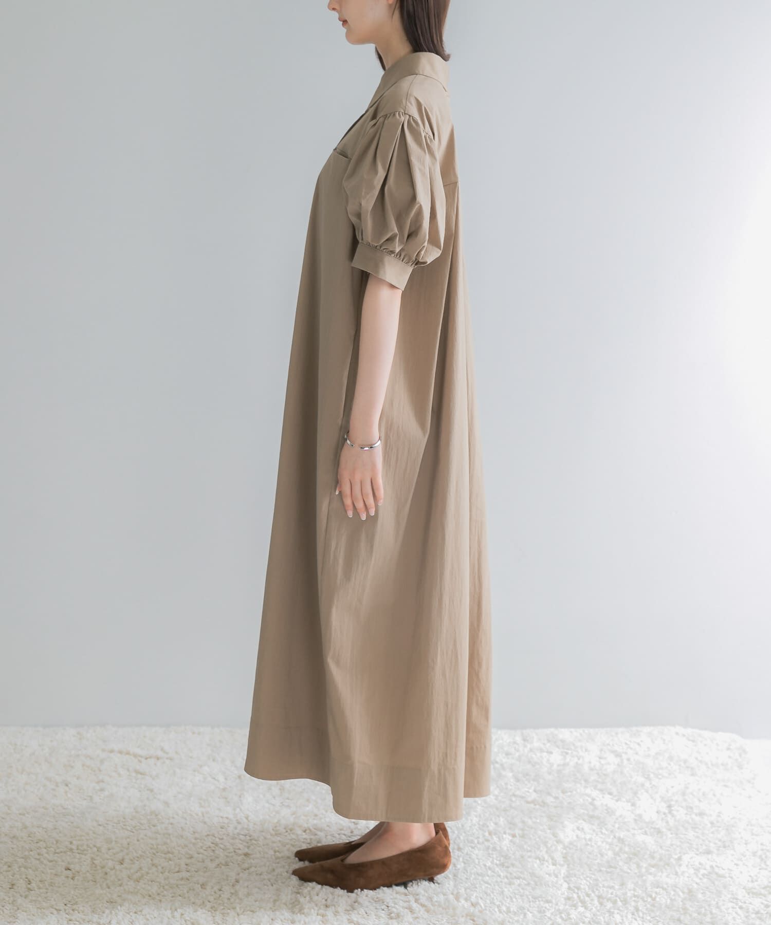 URBAN RESEARCH ROSSO「『別注』ELENDEEK&times;ROSSO　FORM SHIRT ONEPIECE」|ワンピース|