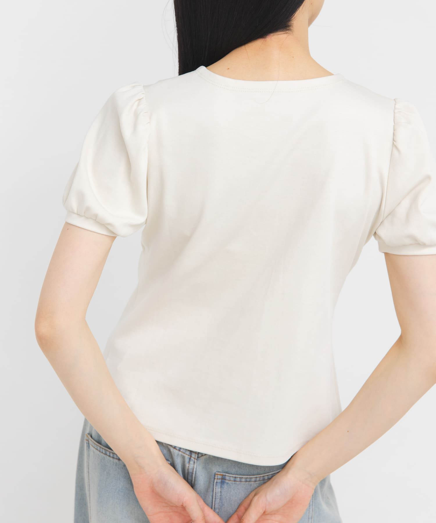  「アシメトリーデザインカットソー」|Tシャツ・カットソー|