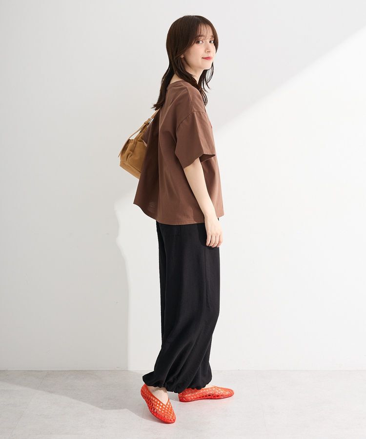 Green Parks「【適ON】汗染み防止ボックスロゴTシャツ」|Tシャツ・カットソー|