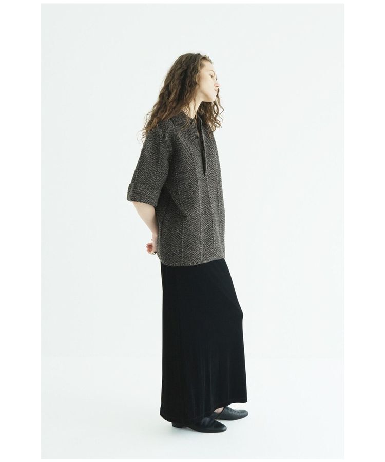 GARAGE OF GOOD CLOTHING「【CLANE】OVER HALF SLEEVE POLO KNIT TOPS」|ニット・セーター|
