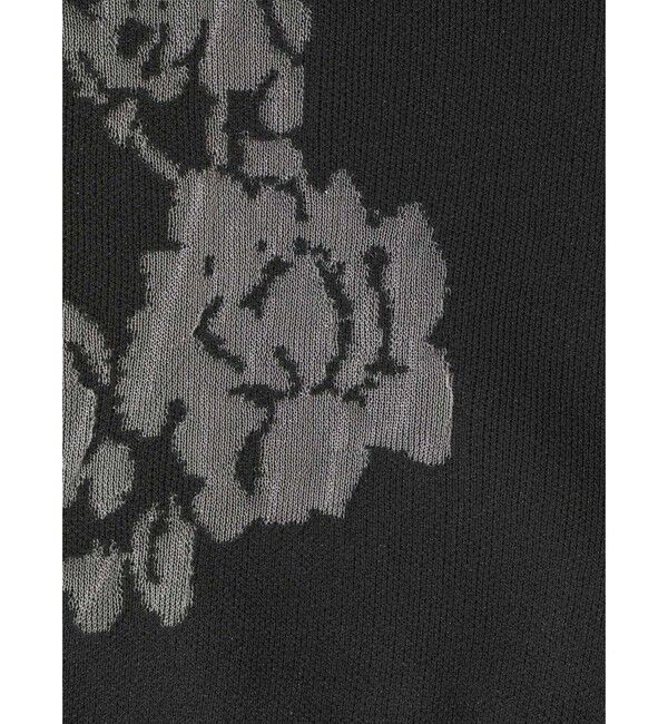 MIDIUMISOLID「MIDIUMISOLID for Ladies フラワージャカードプルオーバー」|ニット・セーター|