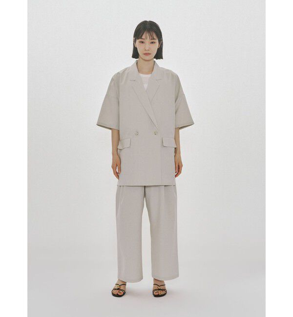 MIDIUMISOLID「MIDIUMISOLID for Ladies シースルーハイネックノースリーブインナー」|Tシャツ・カットソー|