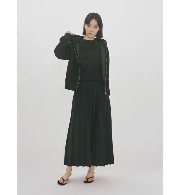 MIDIUMISOLID「MIDIUMISOLID for Ladies シースルーハイネックノースリーブインナー」|Tシャツ・カットソー|