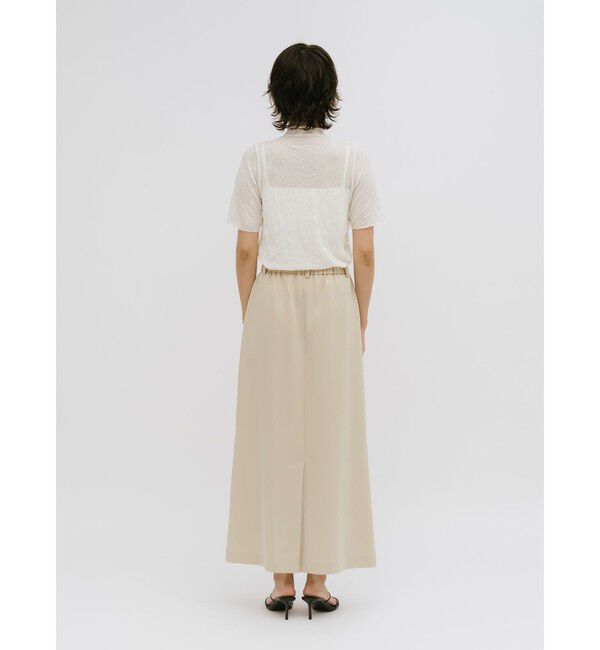 MIDIUMISOLID「MIDIUMISOLID for Ladies シースルーハイネックスリーブインナー」|Tシャツ・カットソー|