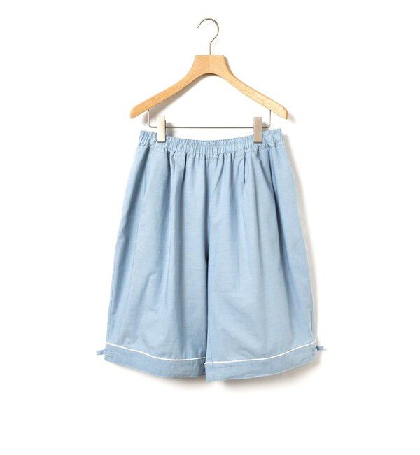 MARMARMAR「MARMARMAR ドローストリングヘムショートパンツ」|その他|ブルー