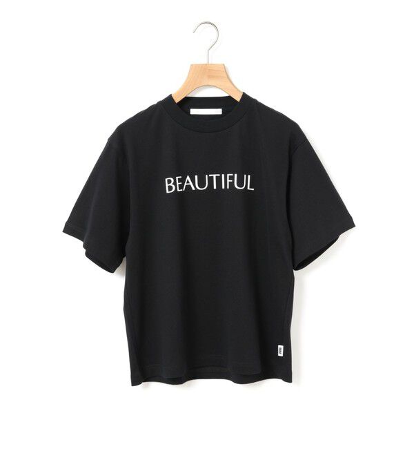 MARMARMAR「MARMARMAR プリントTシャツ(BEAUTIFUL)」|Tシャツ・カットソー|ブラック&times;ホワイト