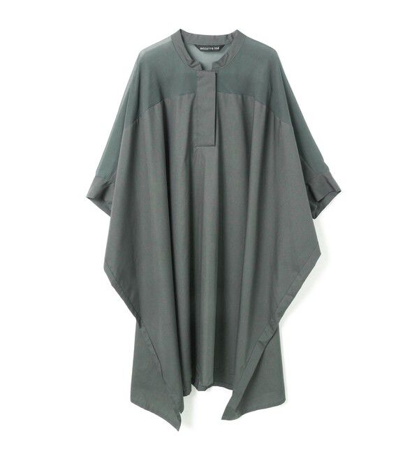 mizuiro ind「mizuiro ind シアーショルダーワンピース」|ワンピース|ダークグレー