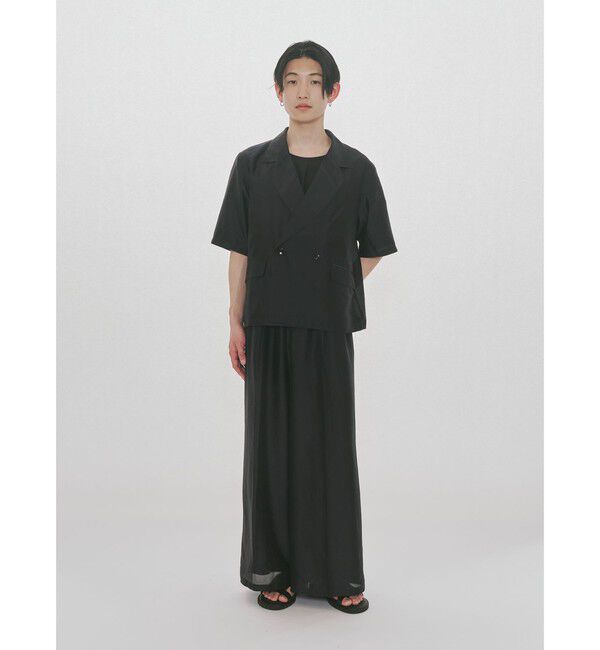 MIDIUMISOLID「MIDIUMISOLID エッセンシャルワイドTシャツ」|Tシャツ・カットソー|