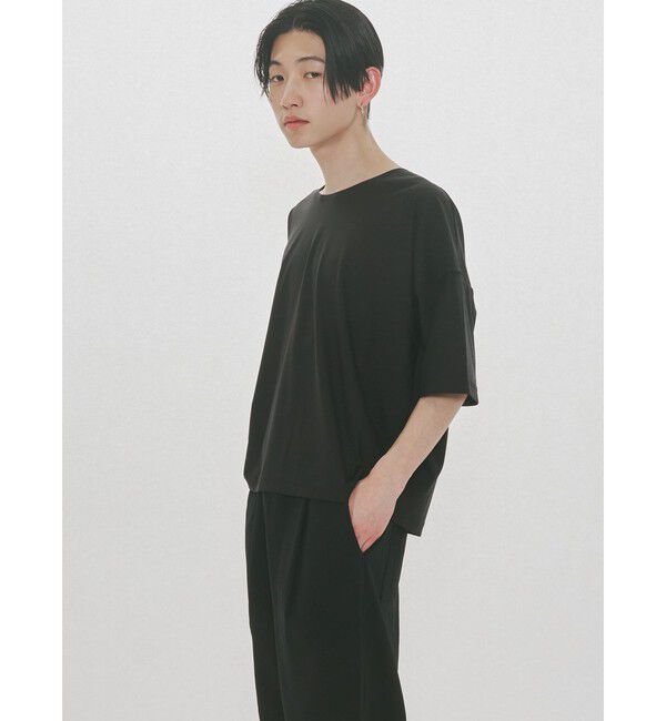 MIDIUMISOLID「MIDIUMISOLID エッセンシャルワイドTシャツ」|Tシャツ・カットソー|