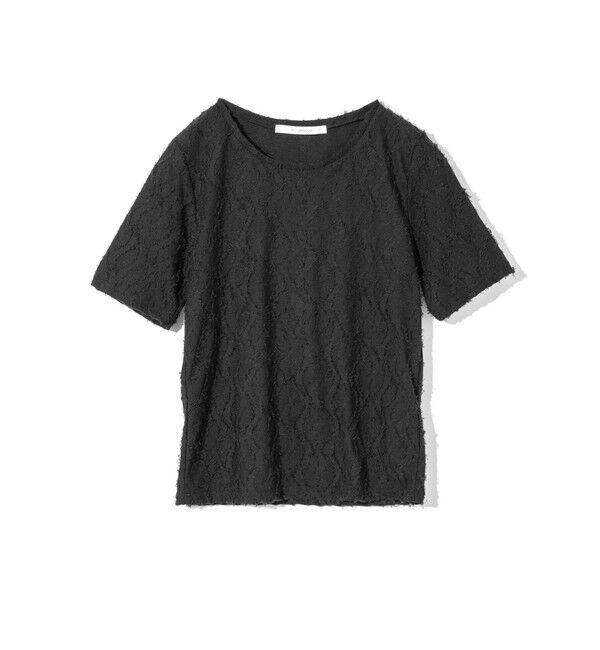 MIDIUMISOLID「MIDIUMISOLID for Ladies ジャカードクルーネックシアーインナー」|Tシャツ・カットソー|