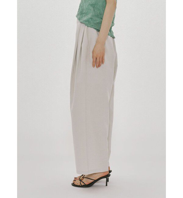 MIDIUMISOLID「MIDIUMISOLID for Ladies タックイージーパンツ」|その他|