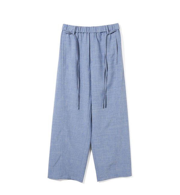 MIDIUMISOLID「MIDIUMISOLID for Ladies ドローストリングパンツ」|その他|インディゴ