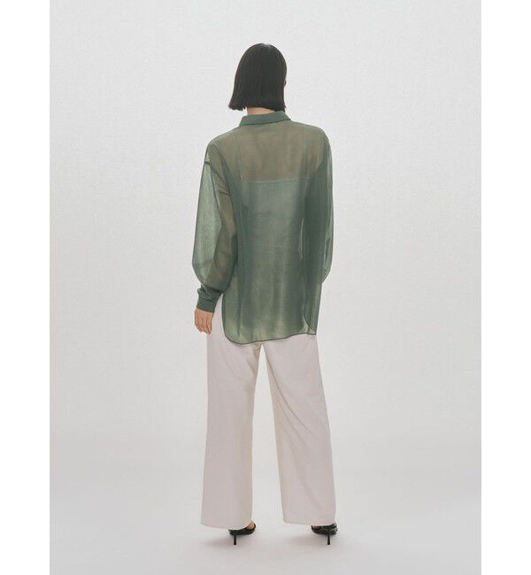 MIDIUMISOLID「MIDIUMISOLID for Ladies エッセンシャルジャージーシャツ」|シャツ・ブラウス|
