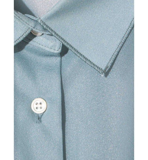 MIDIUMISOLID「MIDIUMISOLID for Ladies エッセンシャルジャージーシャツ」|シャツ・ブラウス|