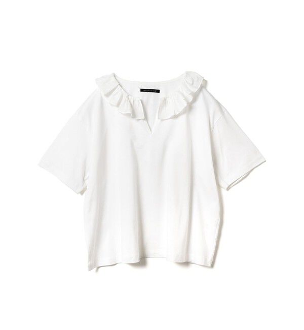 mizuiro ind「mizuiro ind フリルカラースキッパーTシャツ」|Tシャツ・カットソー|