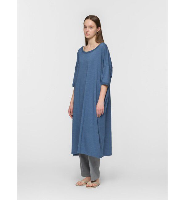 mizuiro ind「mizuiro ind クルーネックワイドワンピース」|ワンピース|