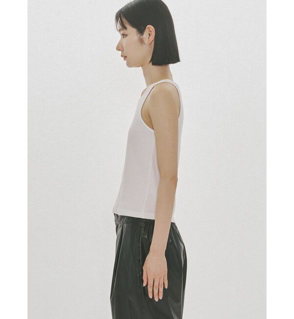 MIDIUMISOLID「MIDIUMISOLID for Ladies フィットリブタンクトップ」|Tシャツ・カットソー|