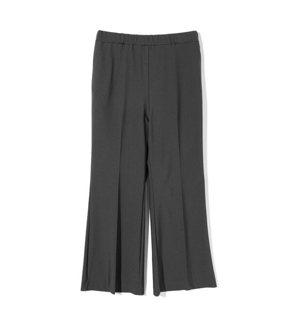 MIDIUMISOLID「MIDIUMISOLID for Ladies エッセンシャルフレアパンツ」|その他|ブラック