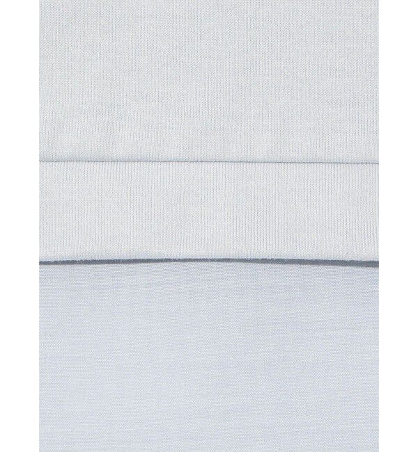 MIDIUMISOLID「MIDIUMISOLID for Ladies シアーミックスファブリックTシャツ」|Tシャツ・カットソー|