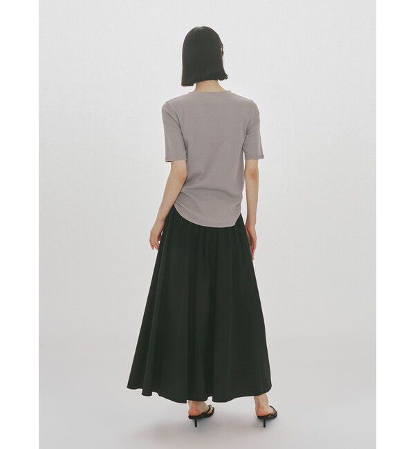 MIDIUMISOLID「MIDIUMISOLID for Ladies リブヘンリーネックプルオーバー」|Tシャツ・カットソー|