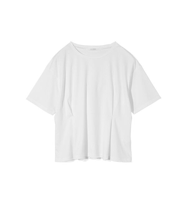 MIDIUMISOLID「MIDIUMISOLID for Ladies ウエストタックスムースカットソー」|Tシャツ・カットソー|オフホワイト