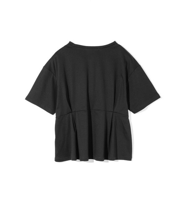 MIDIUMISOLID「MIDIUMISOLID for Ladies ウエストタックスムースカットソー」|Tシャツ・カットソー|