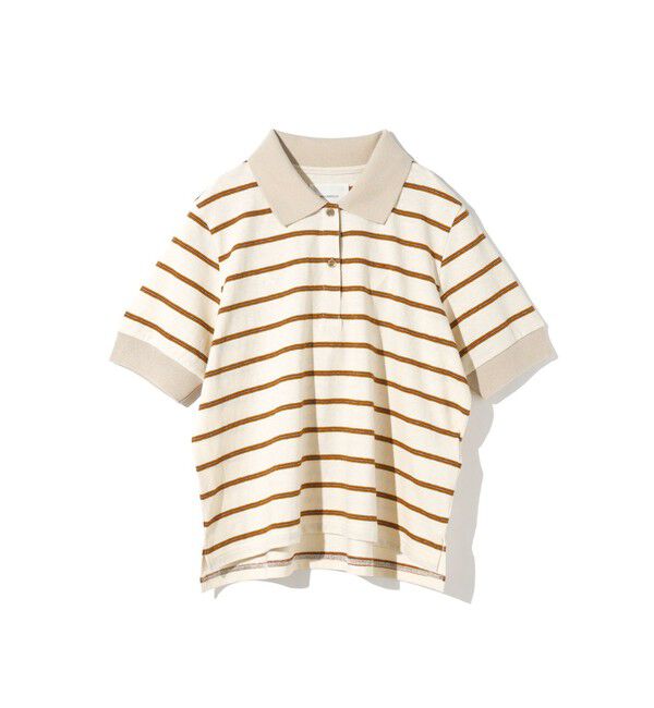 MIDIUMISOLID「MIDIUMISOLID for Ladies マルチボーダーポロシャツ」|Tシャツ・カットソー|
