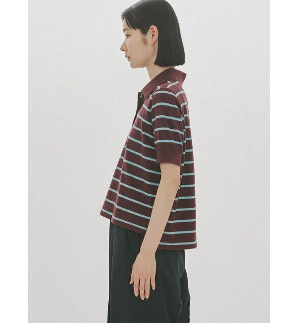 MIDIUMISOLID「MIDIUMISOLID for Ladies マルチボーダーポロシャツ」|Tシャツ・カットソー|