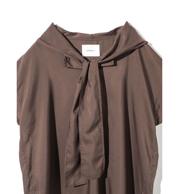 MIDIUMISOLID「MIDIUMISOLID for Ladies フードタイワイドプルオーバー」|シャツ・ブラウス|