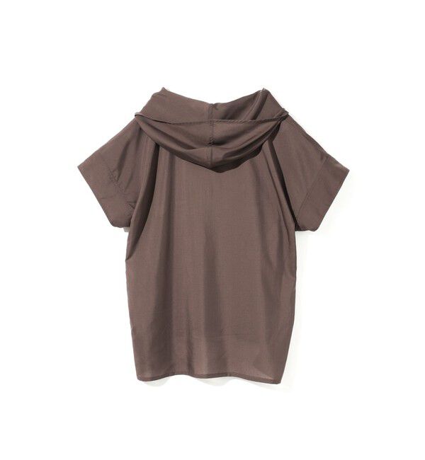 MIDIUMISOLID「MIDIUMISOLID for Ladies フードタイワイドプルオーバー」|シャツ・ブラウス|