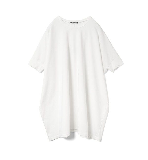 mizuiro ind「mizuiro ind ワイドクルーネックチュニック」|Tシャツ・カットソー|