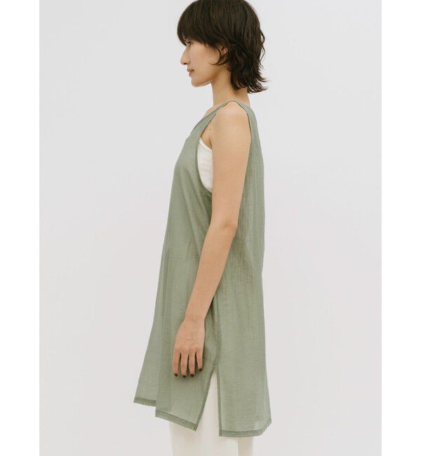 MIDIUMISOLID「MIDIUMISOLID for Ladies レイヤードシアーワンピース」|ワンピース|