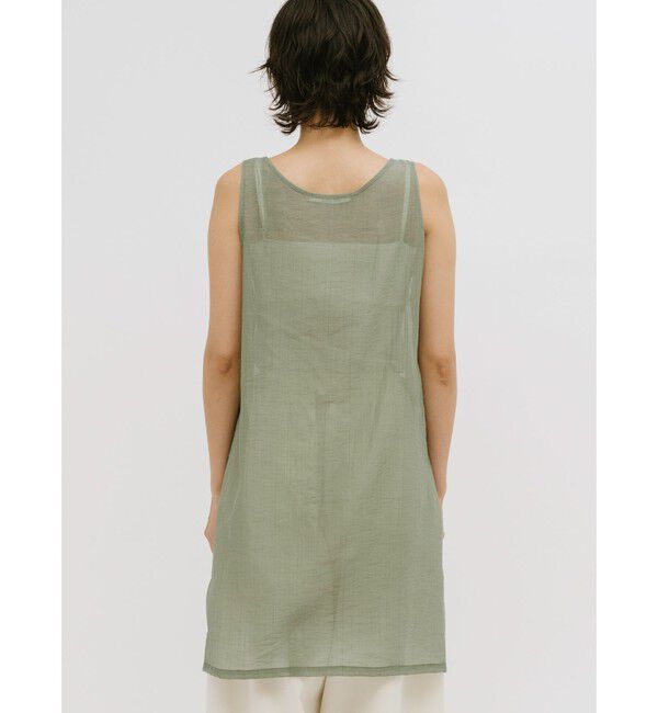 MIDIUMISOLID「MIDIUMISOLID for Ladies レイヤードシアーワンピース」|ワンピース|
