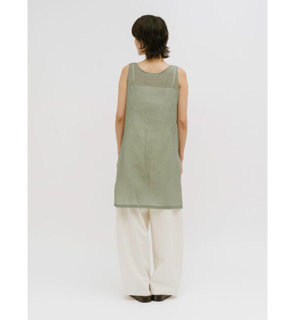 MIDIUMISOLID「MIDIUMISOLID for Ladies レイヤードシアーワンピース」|ワンピース|