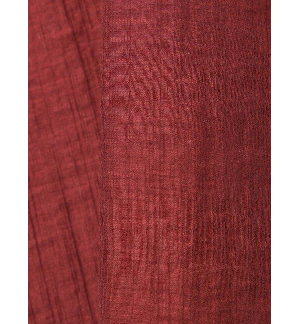 MIDIUMISOLID「MIDIUMISOLID for Ladies レイヤードシアーワンピース」|ワンピース|