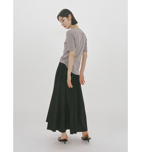 MIDIUMISOLID「MIDIUMISOLID for Ladies タックドギャザーボリュームスカート」|スカート|