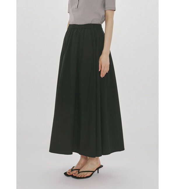 MIDIUMISOLID「MIDIUMISOLID for Ladies タックドギャザーボリュームスカート」|スカート|