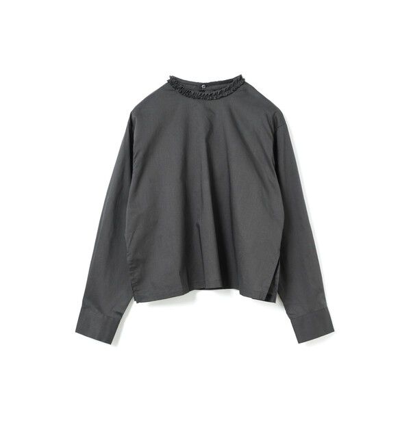 mizuiro ind「mizuiro ind フリルカラープルオーバー」|シャツ・ブラウス|