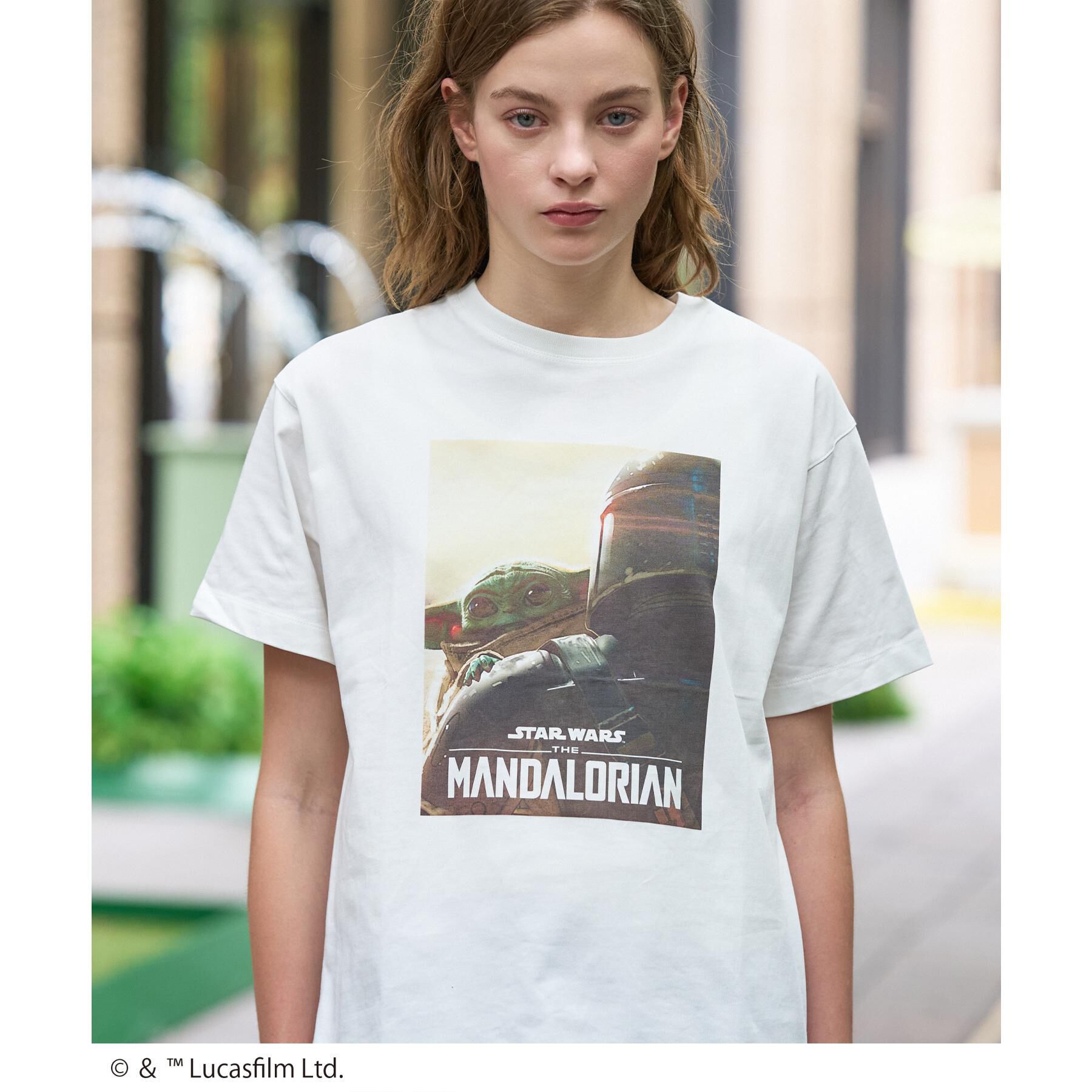DRESSTERIOR「【接触冷感】STAR WARS マンダロリアン フォトTシャツ」|Tシャツ・カットソー|