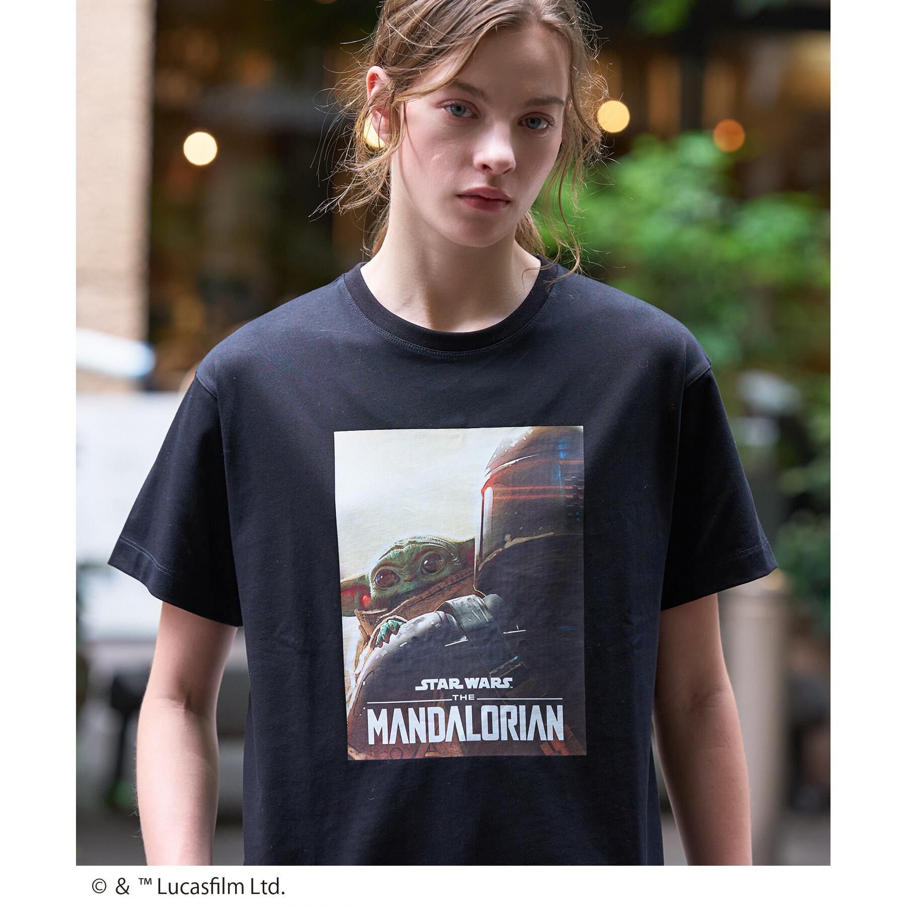 DRESSTERIOR「【接触冷感】STAR WARS マンダロリアン フォトTシャツ」|Tシャツ・カットソー|