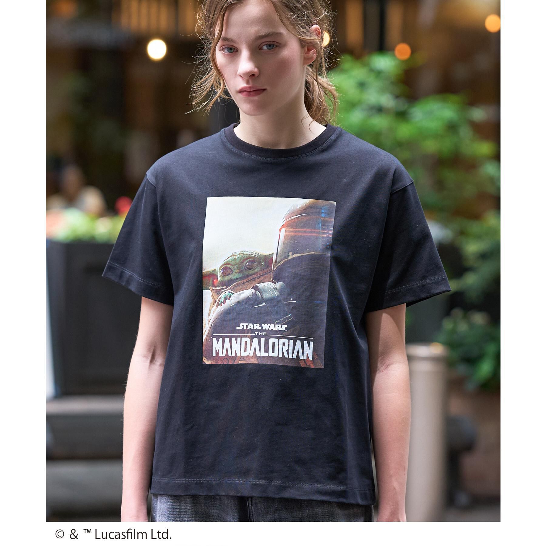 DRESSTERIOR「【接触冷感】STAR WARS マンダロリアン フォトTシャツ」|Tシャツ・カットソー|