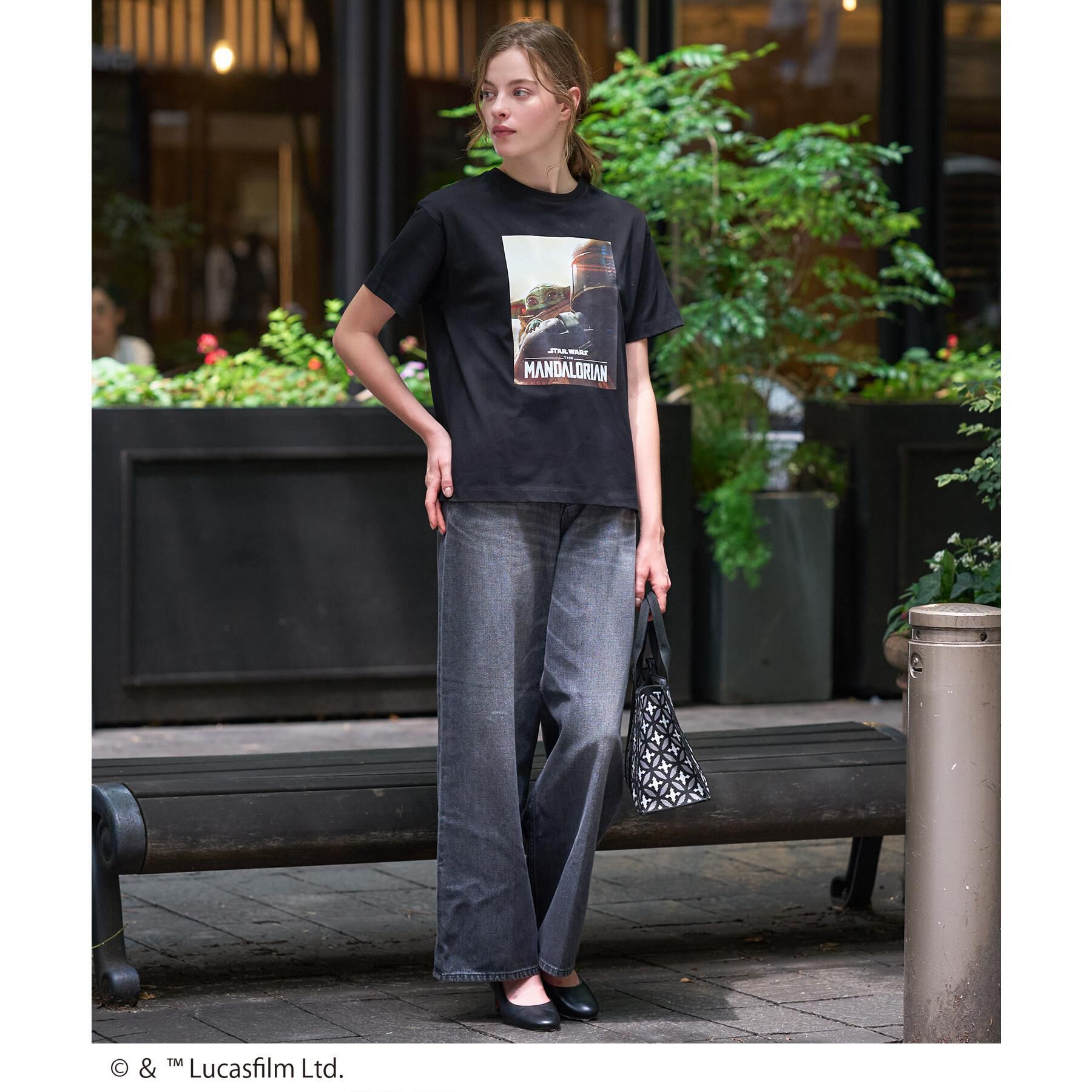 DRESSTERIOR「【接触冷感】STAR WARS マンダロリアン フォトTシャツ」|Tシャツ・カットソー|