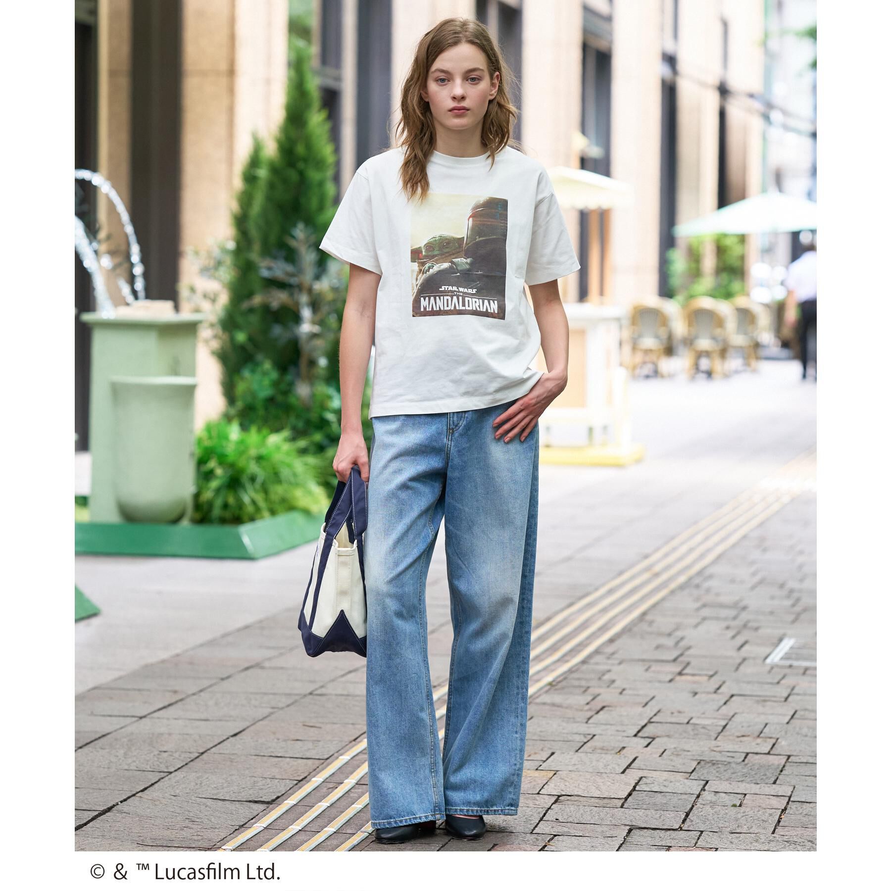 DRESSTERIOR「【接触冷感】STAR WARS マンダロリアン フォトTシャツ」|Tシャツ・カットソー|