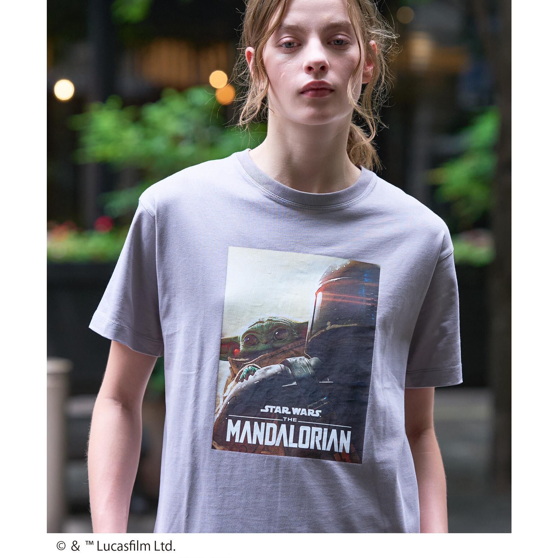 DRESSTERIOR「【接触冷感】STAR WARS マンダロリアン フォトTシャツ」|Tシャツ・カットソー|