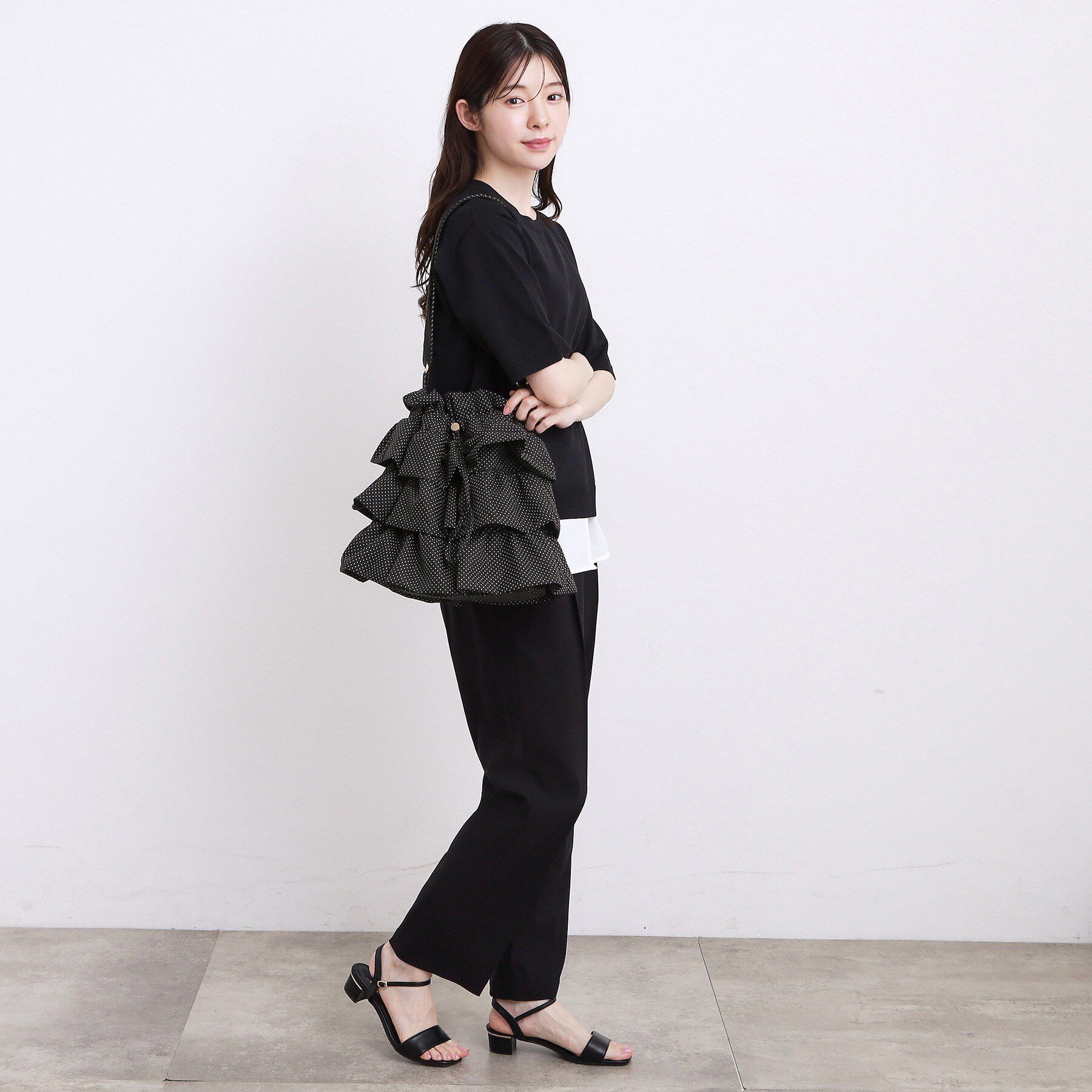 grove「人気BAGにドット柄・レースが新登場！ティアードドロストショルダー」|ショルダー・メッセンジャー|