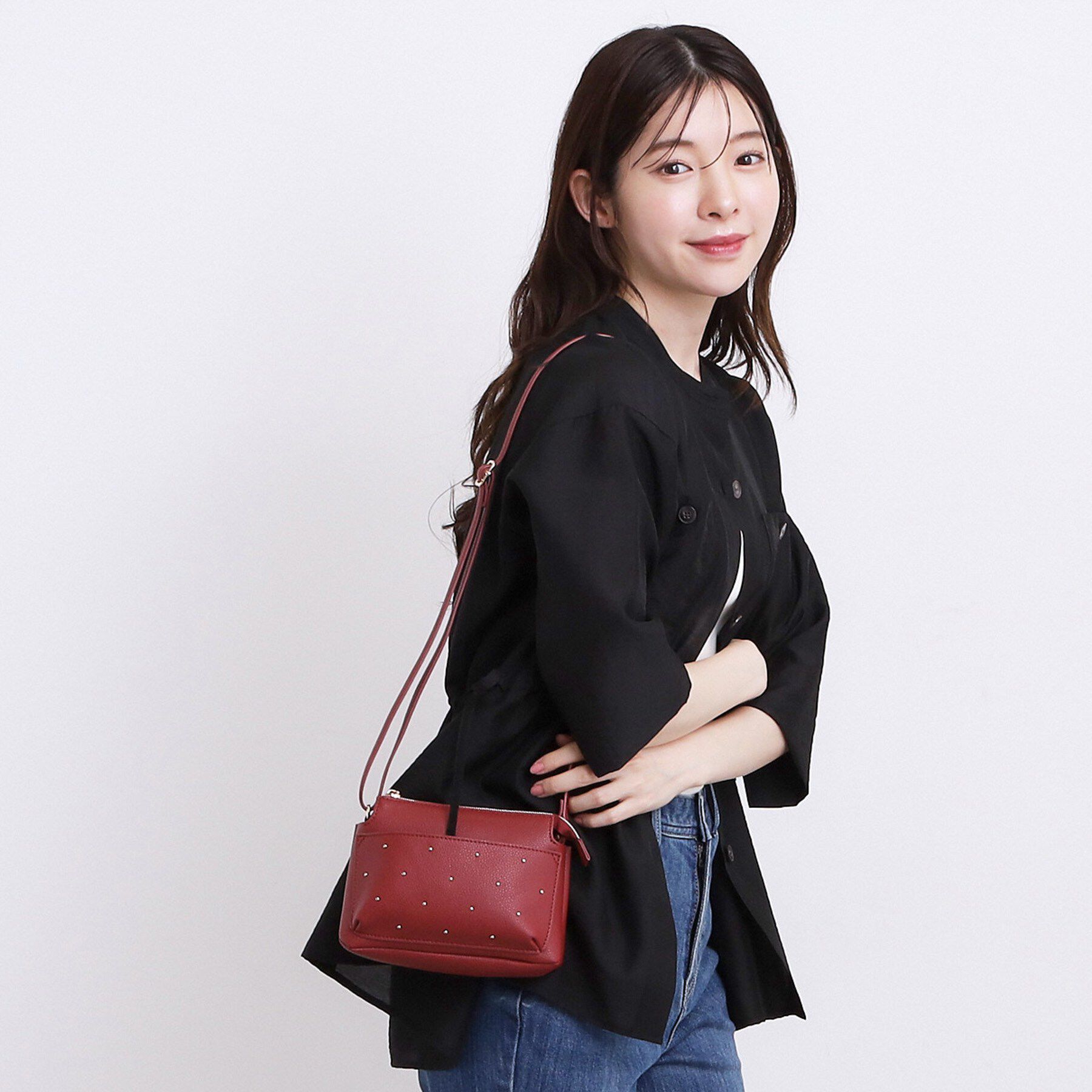grove「スタッズミニスマホショルダー」|その他|