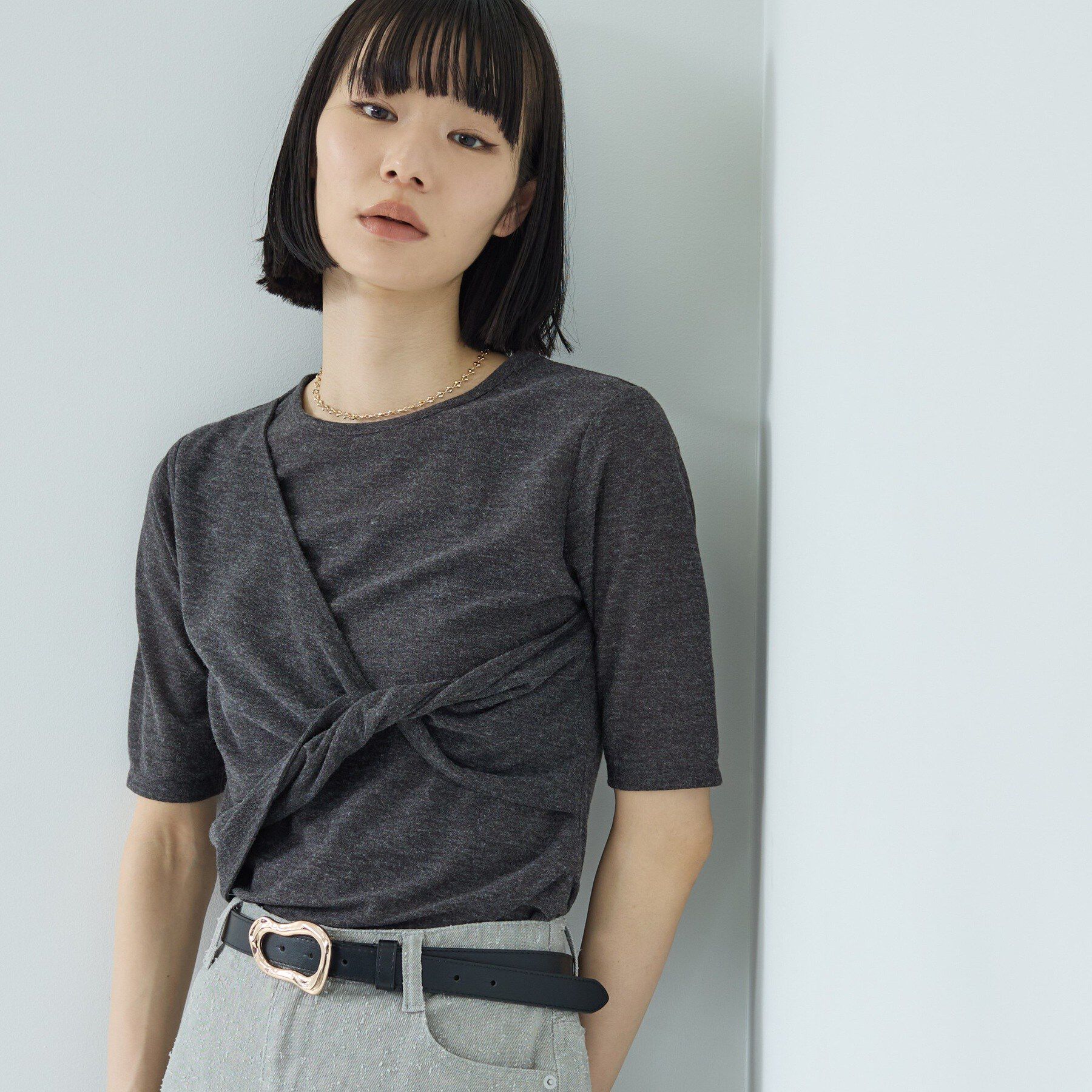 GALLEST「ツイストガーゼカットソー」|Tシャツ・カットソー|