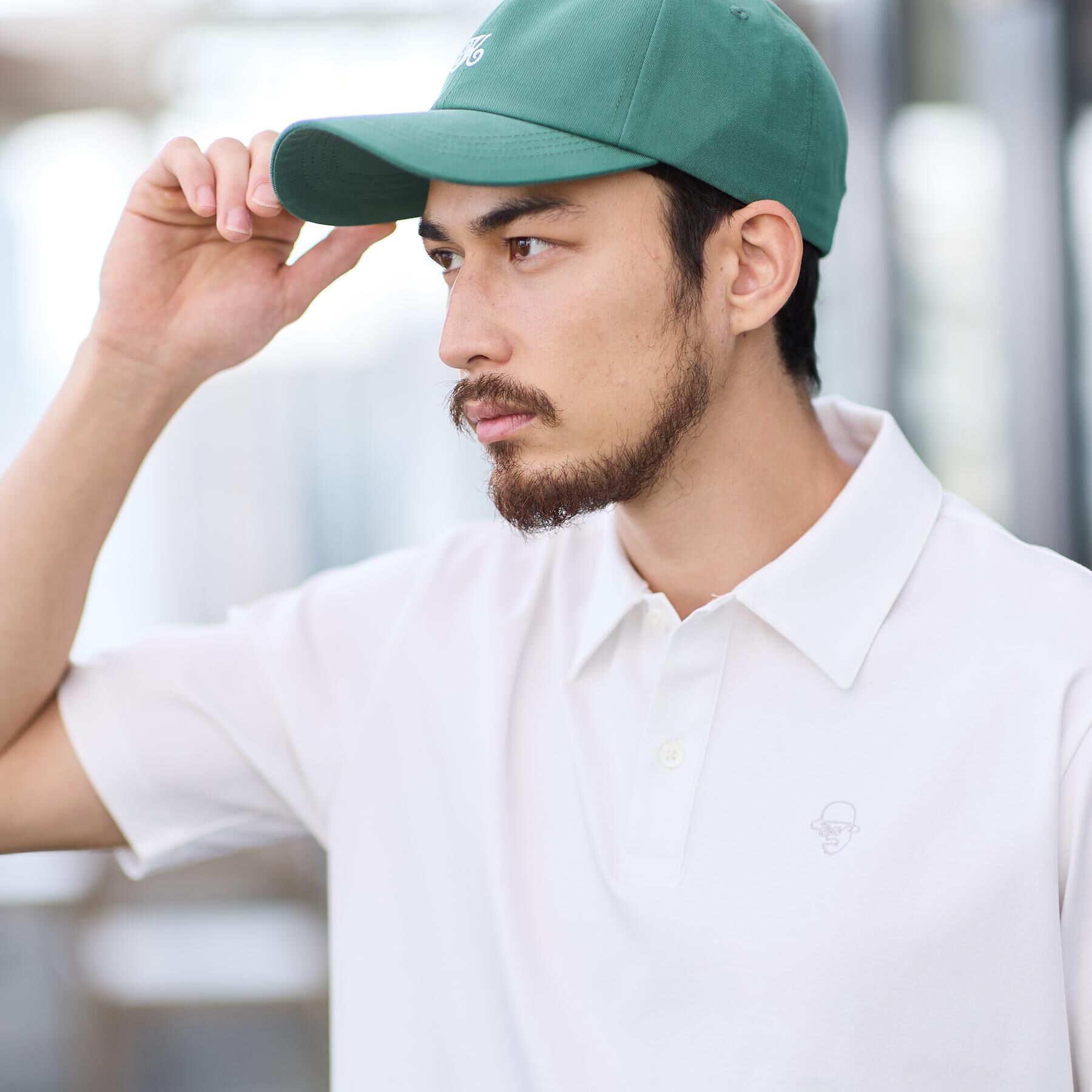 TAKEO KIKUCHI「【接触冷感】アイスクリアコットン ワンポイント ポロシャツ」|ポロシャツ|