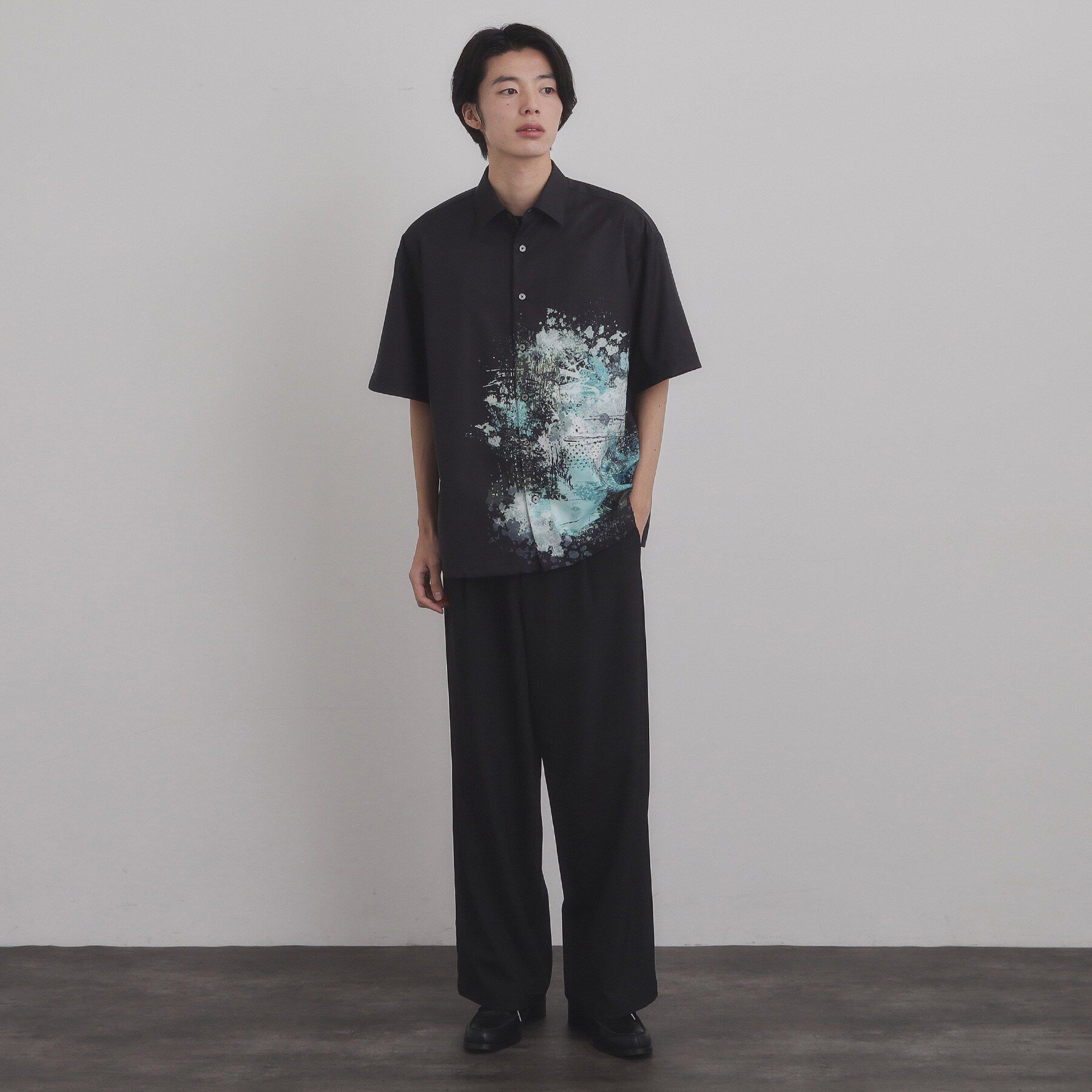 tk.TAKEO KIKUCHI「サイドペイント半袖シャツ」|シャツ・ブラウス|